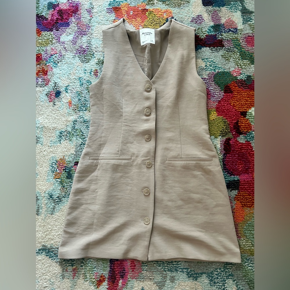 Abercrombie & Fitch Tan Mini Dress